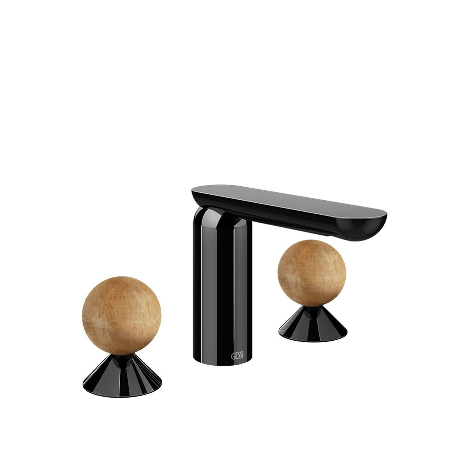 Gessi Washbasin Group 74335 in Black Metal Pvd