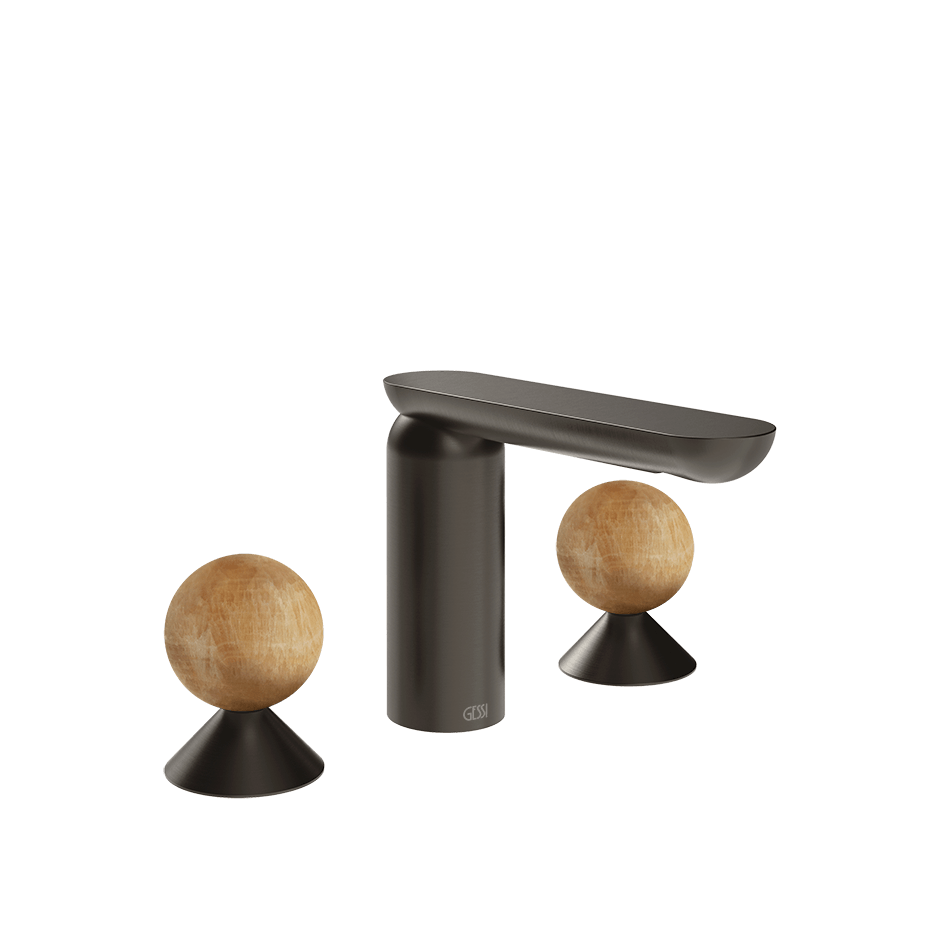 Gessi Washbasin Group 74335 in Black Metal Br. Pvd