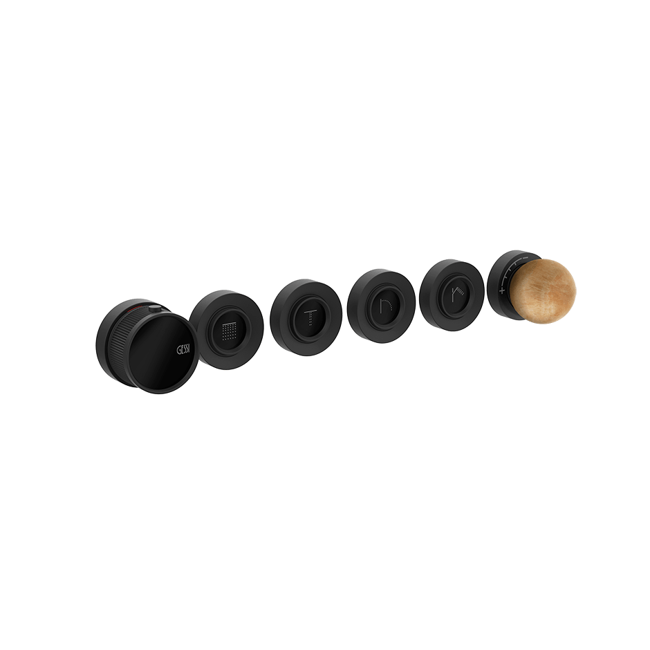 Gessi Shower Mixer 74336 in Matte Black