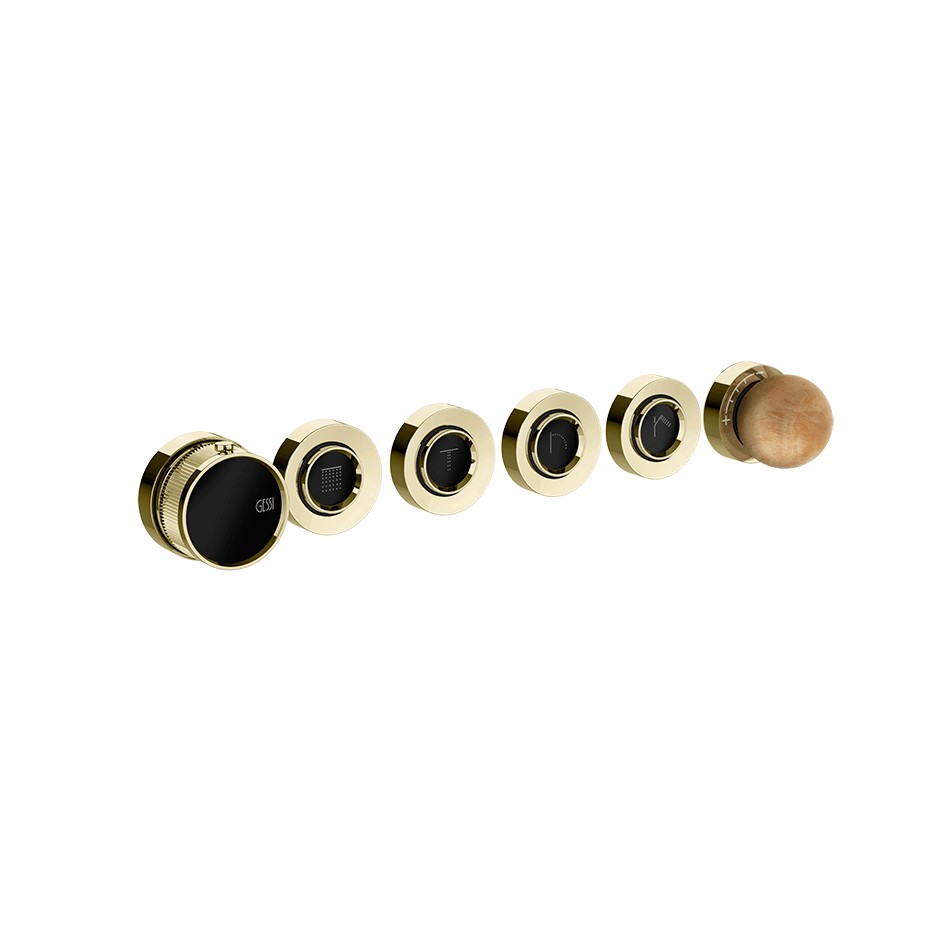 Gessi Shower Mixer 74336 in Brass Pvd