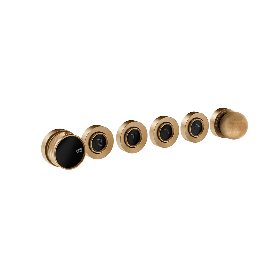 Gessi Shower Mixer 74336 in Warm Bronze Br. Pvd