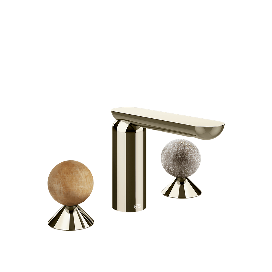 Gessi Washbasin Group 74365 in Nickel Pvd