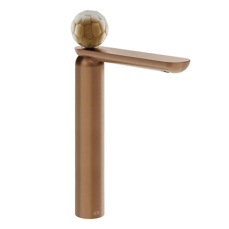 Gessi Washbasin Mixer 74404 in Copper Brushed Pvd