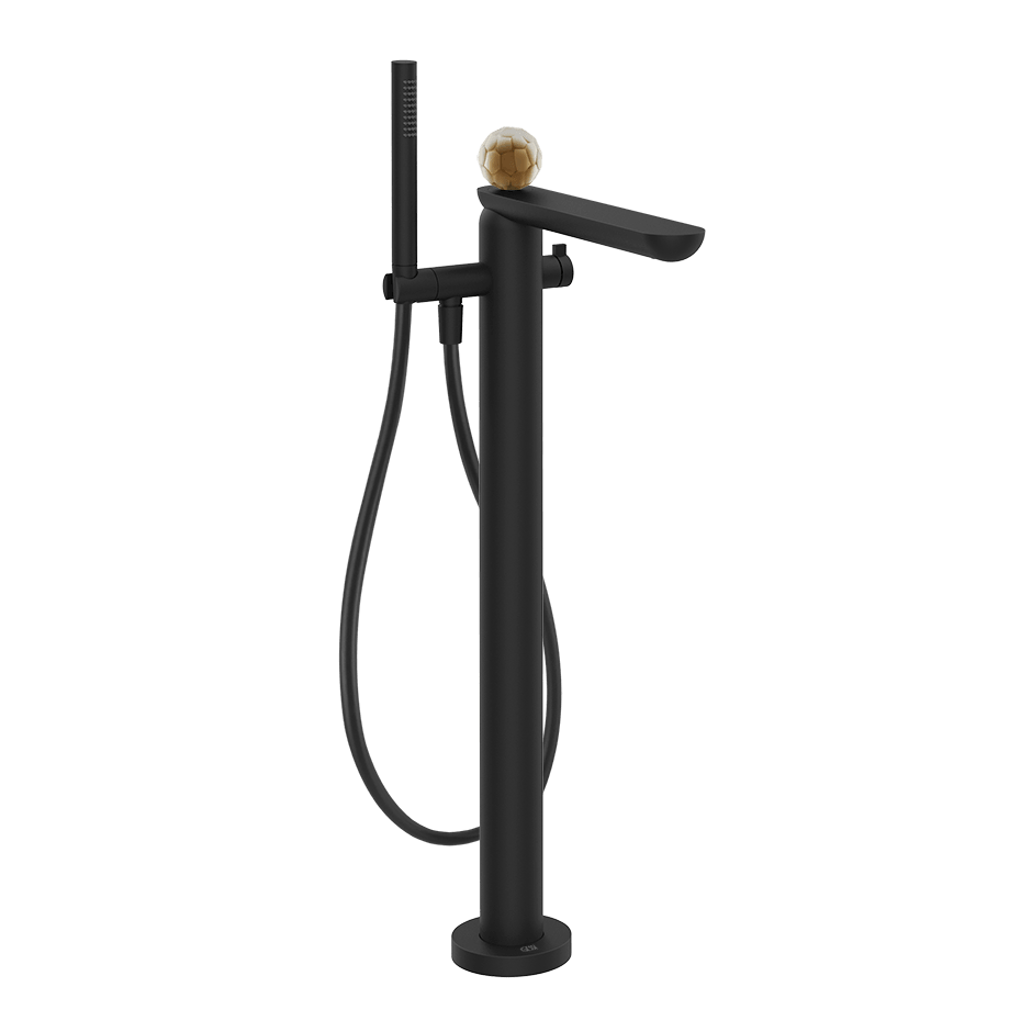 Gessi Bath Mixer 74429 in Matte Black