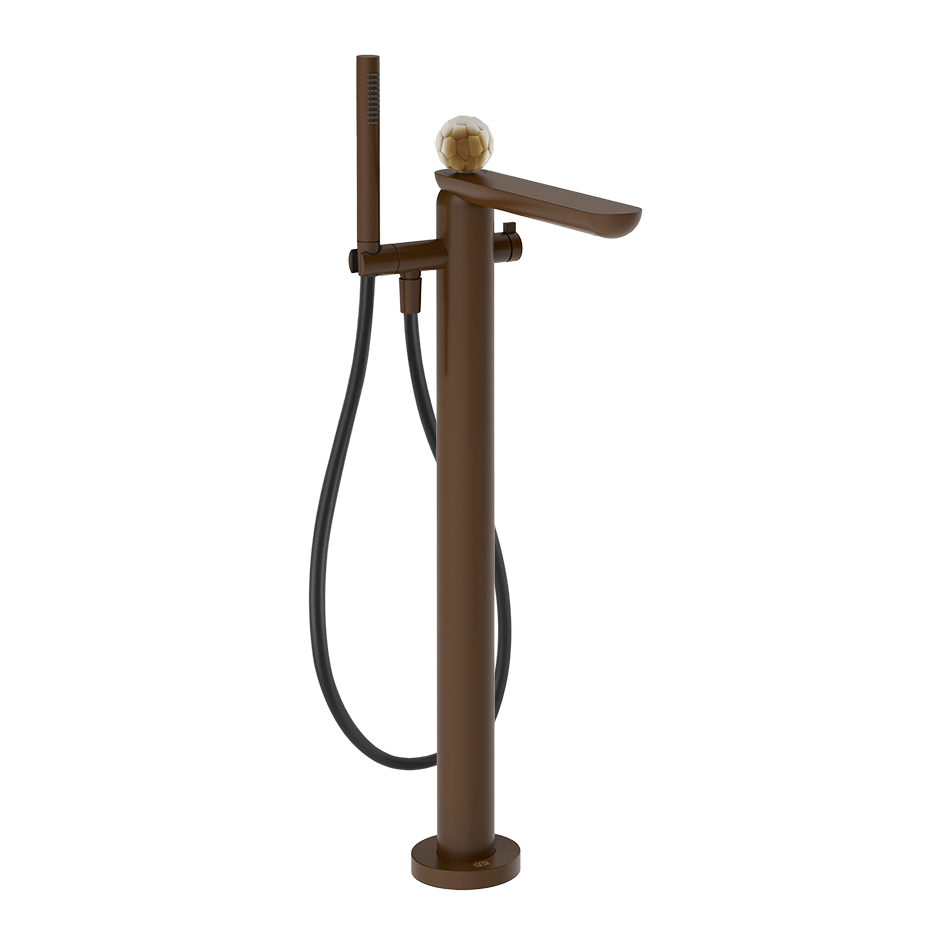 Gessi Bath Mixer 74429 in Dark Bronze