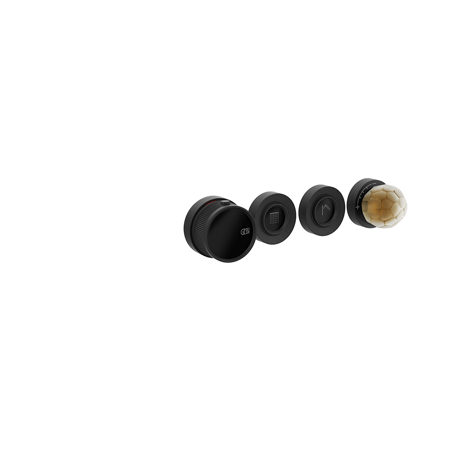 Gessi Shower Mixer 74432 in Matte Black