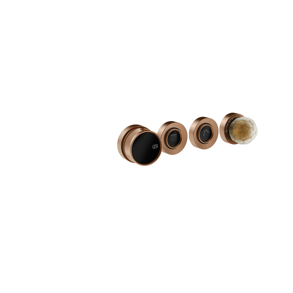 Gessi Shower Mixer 74432 in Copper Brushed Pvd