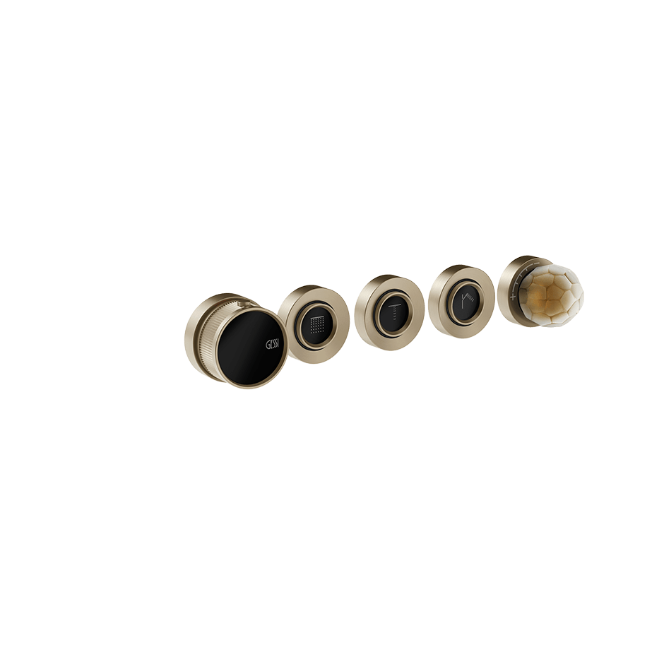 Gessi Shower Mixer 74434 in Finox Brushed Nickel