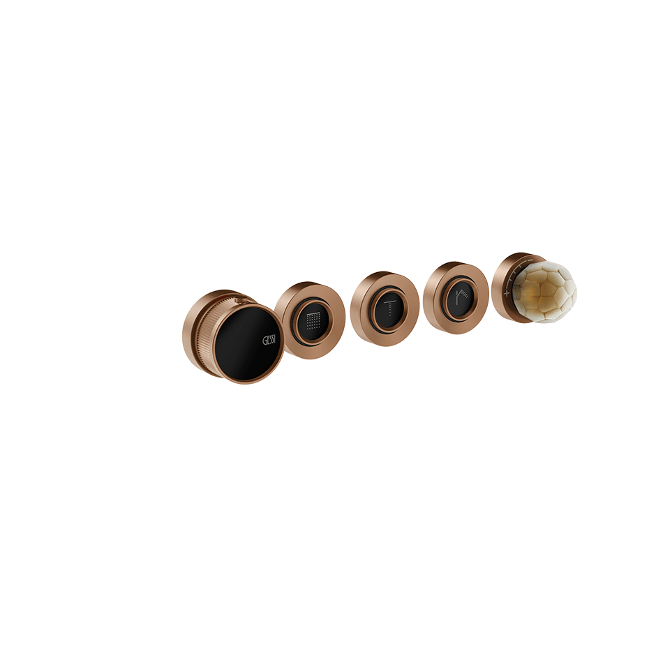 Gessi Shower Mixer 74434 in Copper Brushed Pvd