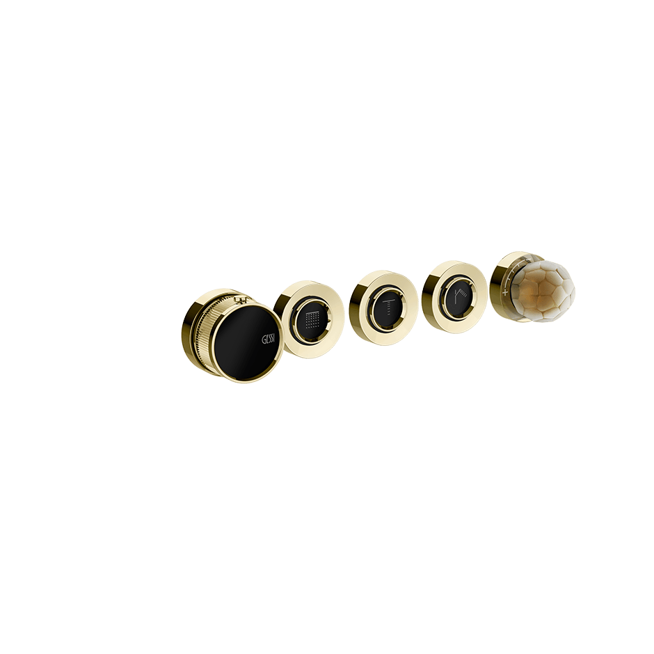 Gessi Shower Mixer 74434 in Brass Pvd