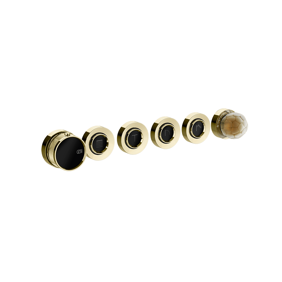Gessi Shower Mixer 74436 in Brass Pvd