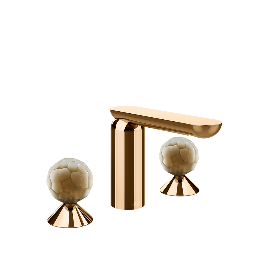 Gessi Washbasin Group 74445 in Warm Bronze Pvd
