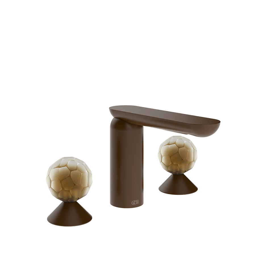 Gessi Washbasin Group 74445 in Dark Bronze
