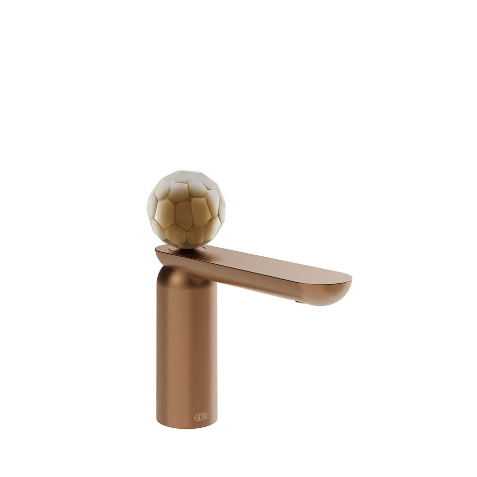 Gessi Washbasin Mixer 74451 in Copper Brushed Pvd