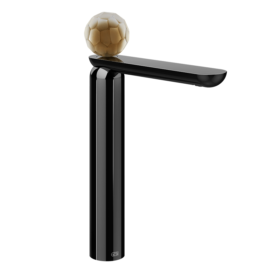 Gessi Washbasin Mixer 74453 in Black Metal Pvd