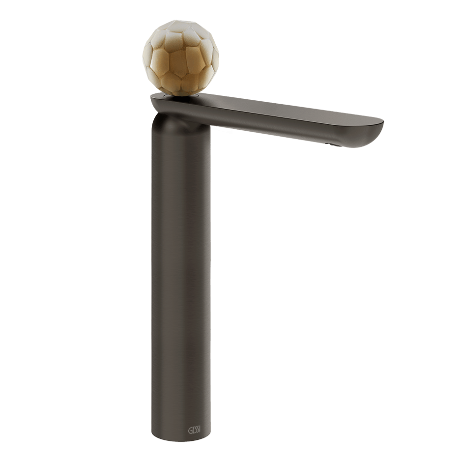 Gessi Washbasin Mixer 74453 in Black Metal Br. Pvd