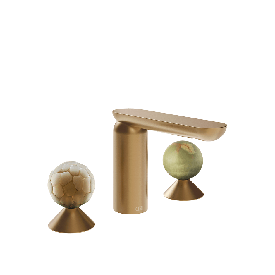 Gessi Washbasin Group 74455 in Warm Bronze Br. Pvd