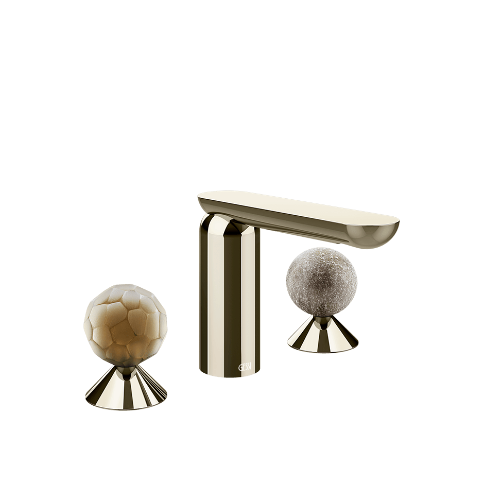 Gessi Washbasin Group 74465 in Nickel Pvd