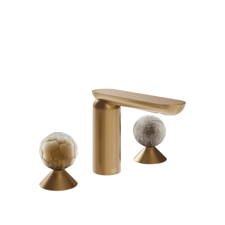 Gessi Washbasin Group 74465 in Warm Bronze Br. Pvd