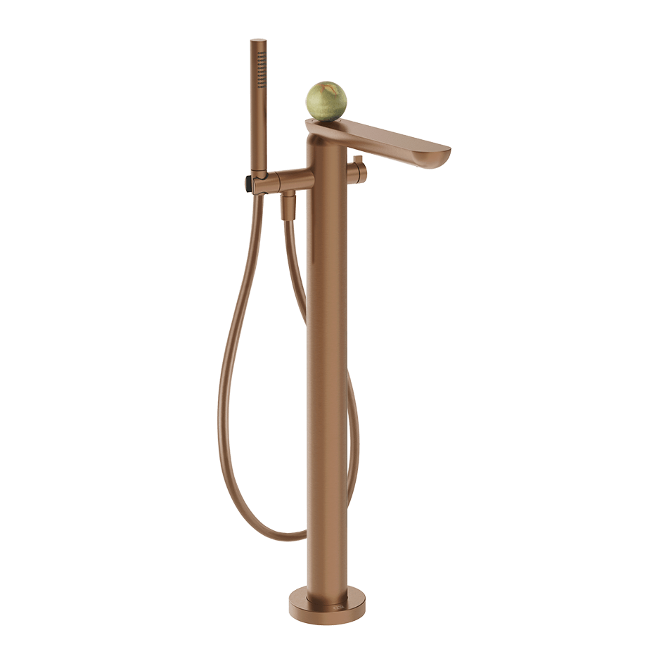 Gessi Bath Mixer 74529 in Copper Brushed Pvd