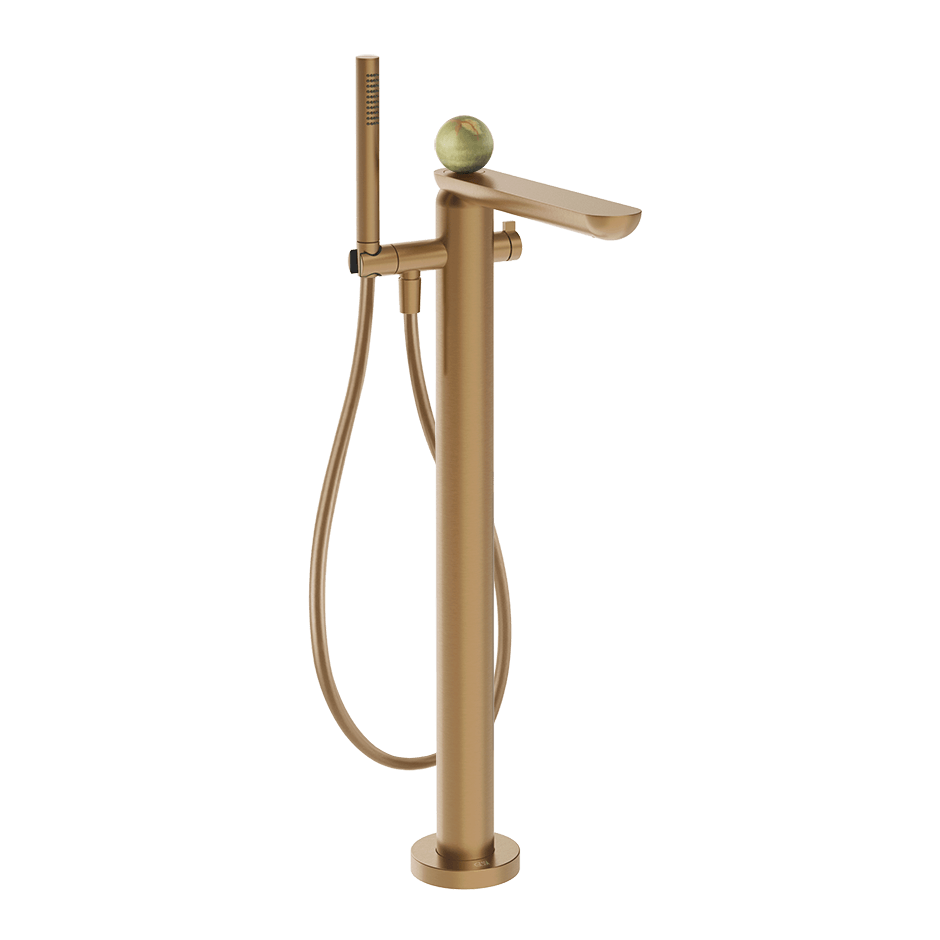 Gessi Bath Mixer 74529 in Warm Bronze Br. Pvd