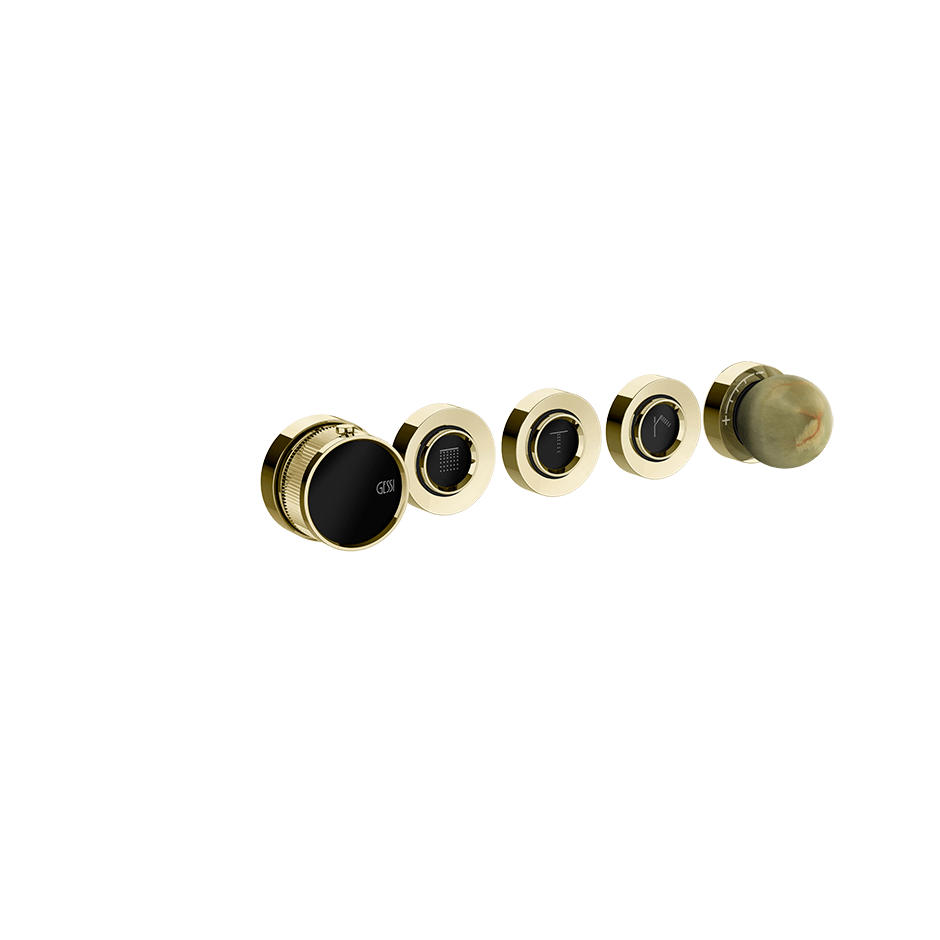 Gessi Shower Mixer 74534 in Brass Pvd