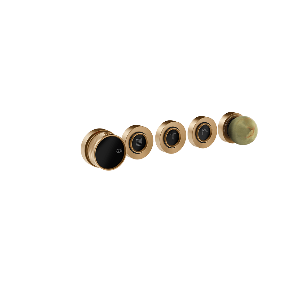 Gessi Shower Mixer 74534 in Warm Bronze Br. Pvd