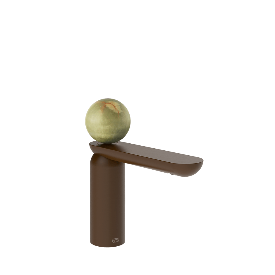 Gessi Washbasin Mixer 74551 in Dark Bronze