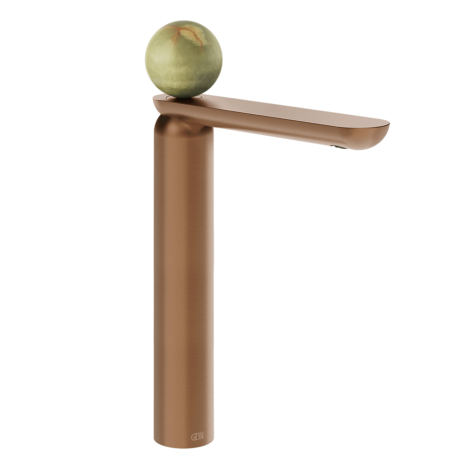 Gessi Washbasin Mixer 74553 in Copper Brushed Pvd