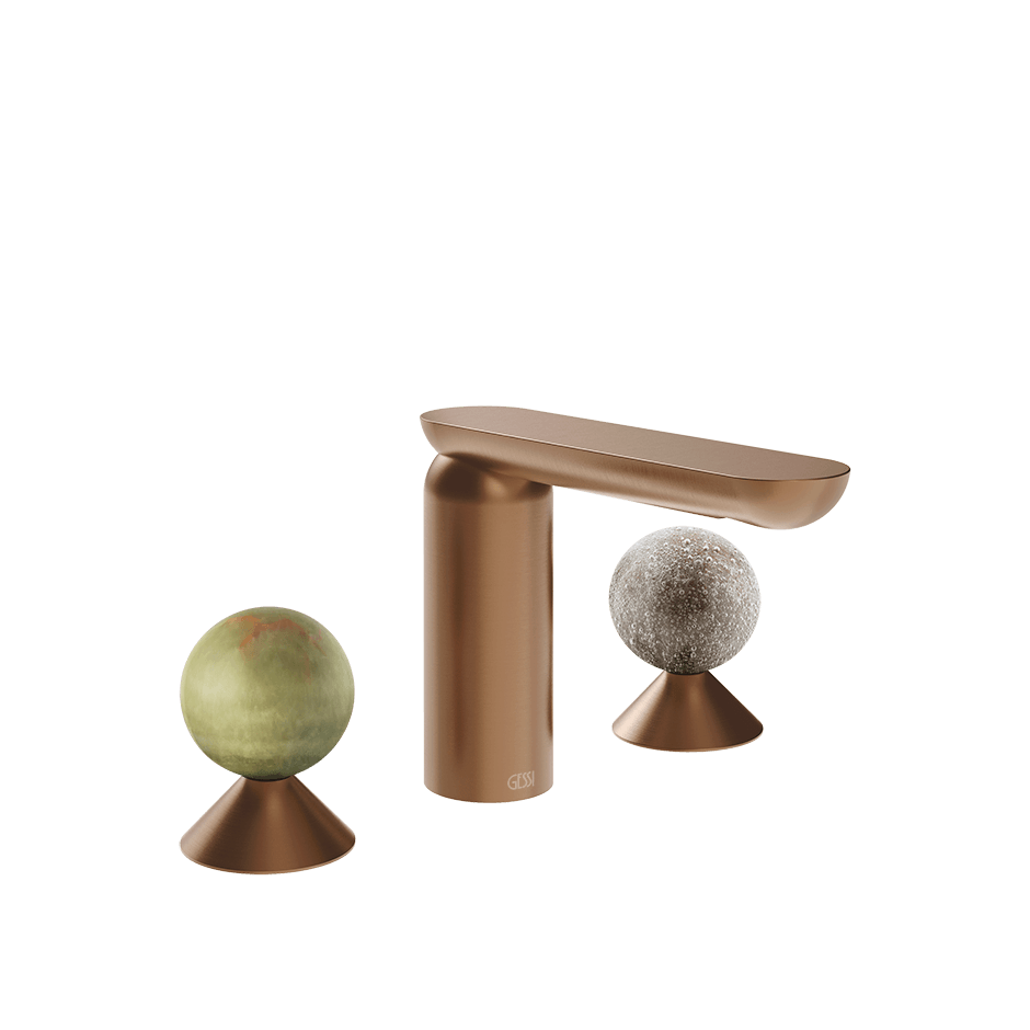 Gessi Washbasin Group 74565 in Copper Brushed Pvd