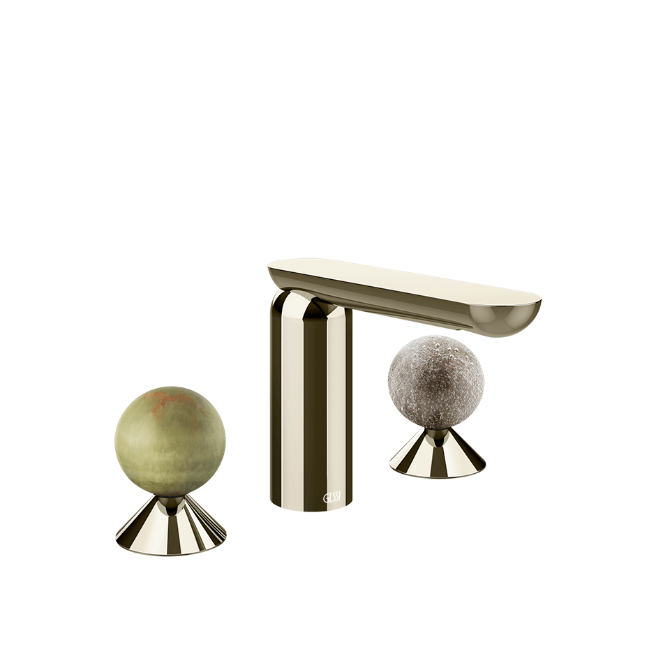 Gessi Washbasin Group 74565 in Nickel Pvd