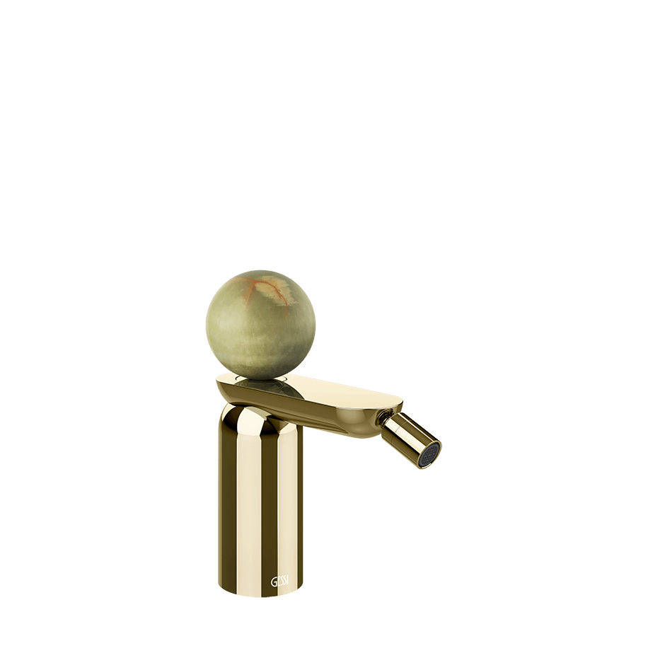 Gessi Bidet Mixer 74567 in Brass Pvd