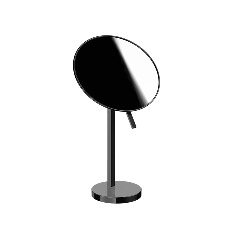 Gessi Cosmetic Mirror 74573 in Black Metal Pvd