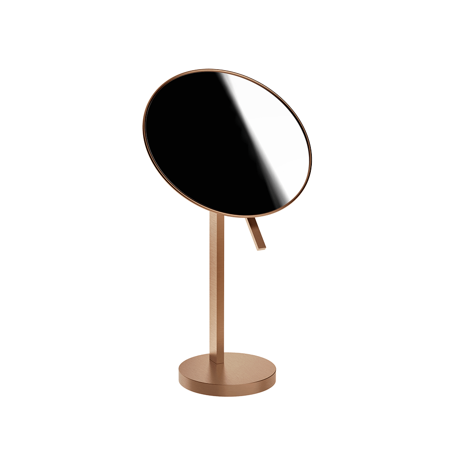 Gessi Cosmetic Mirror 74573 in Copper Brushed Pvd