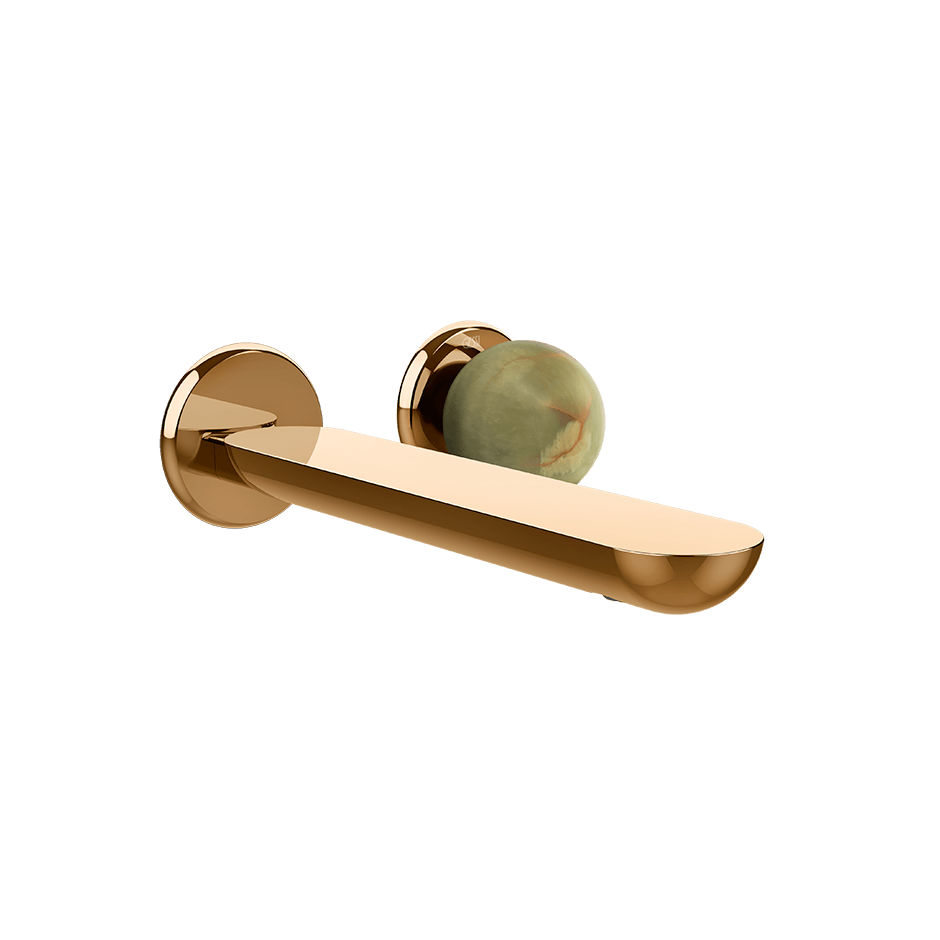 Gessi Washbasin Mixer 74588 in Warm Bronze Pvd