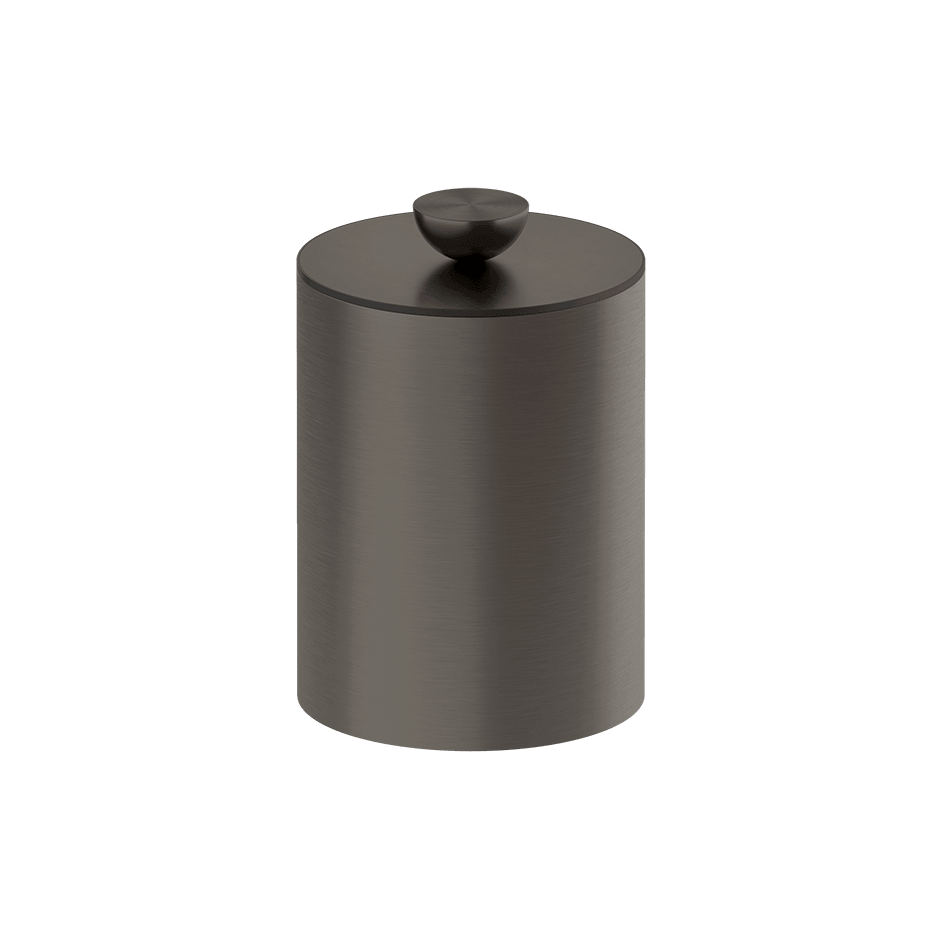Gessi Waste-Paper Basket 74590 in Black Metal Br. Pvd