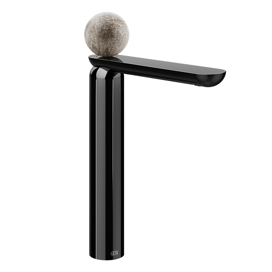 Gessi Washbasin Mixer 74604 in Black Metal Pvd
