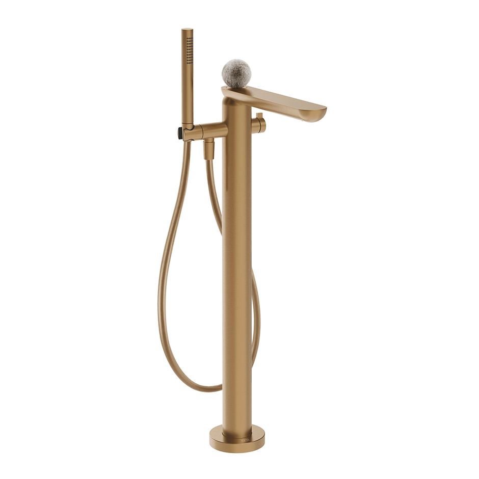 Gessi Bath Mixer 74629 in Warm Bronze Br. Pvd