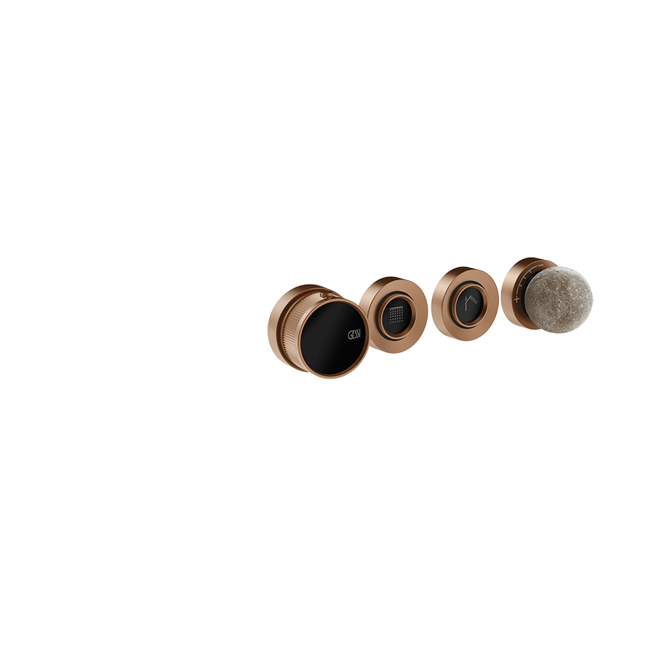 Gessi Shower Mixer 74632 in Copper Brushed Pvd