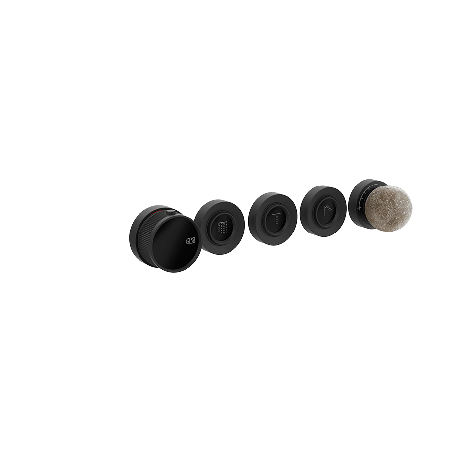 Gessi Shower Mixer 74634 in Matte Black