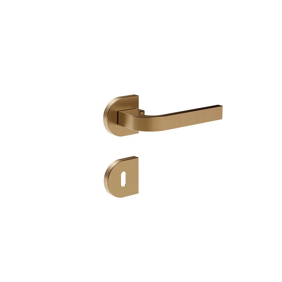 Gessi Internal Door Handle 74640 in Warm Bronze Br. Pvd