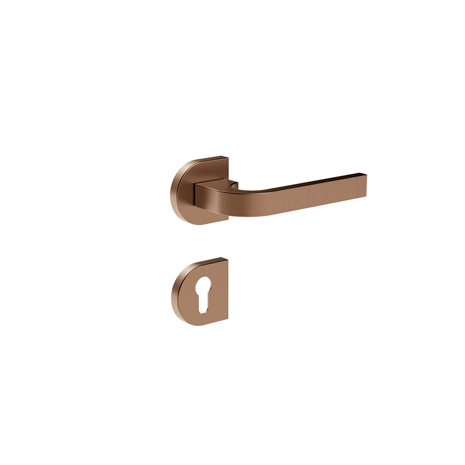 Gessi Internal Door Handle 74641 in Copper Brushed Pvd