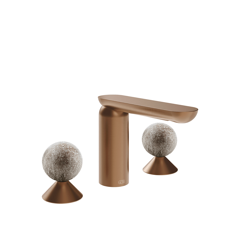 Gessi Washbasin Group 74665 in Copper Brushed Pvd