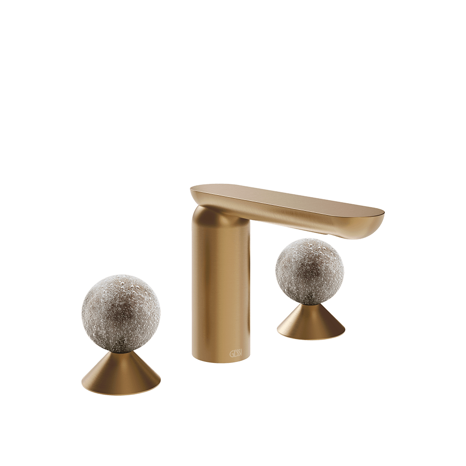 Gessi Washbasin Group 74665 in Warm Bronze Br. Pvd
