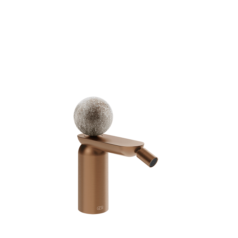 Gessi Bidet Mixer 74668 in Copper Brushed Pvd