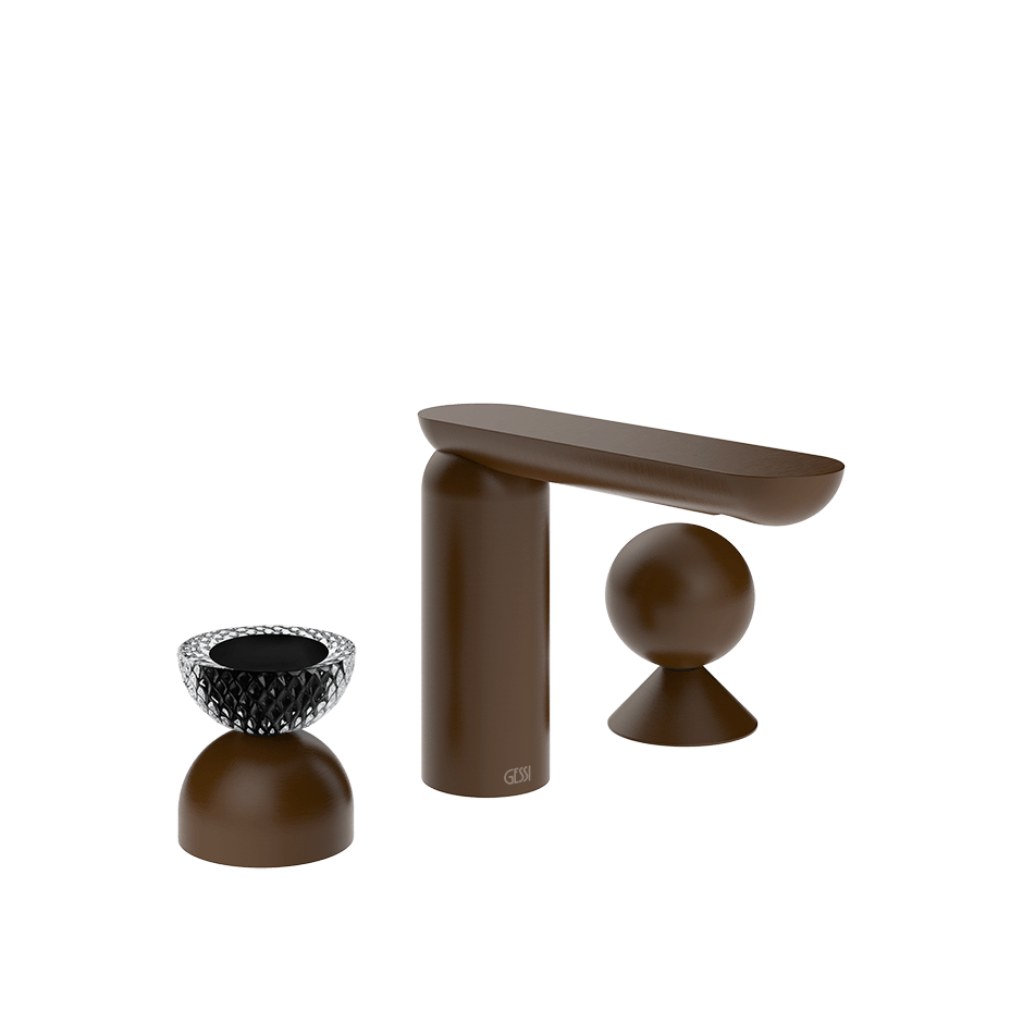 Gessi Washbasin Group 74708 in Dark Bronze