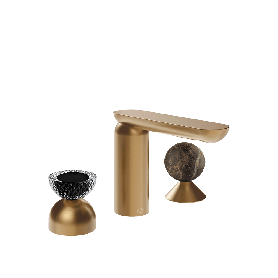 Gessi Washbasin Group 74718 in Warm Bronze Br. Pvd