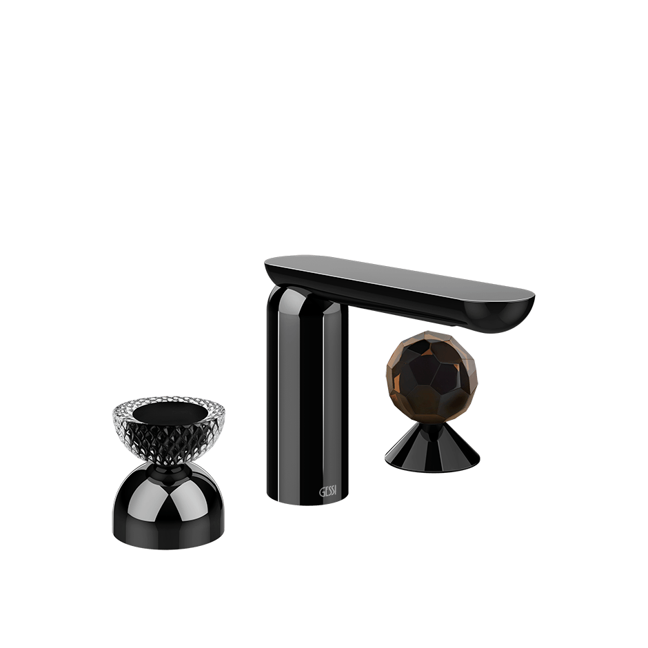Gessi Washbasin Group 74728 in Black Metal Pvd