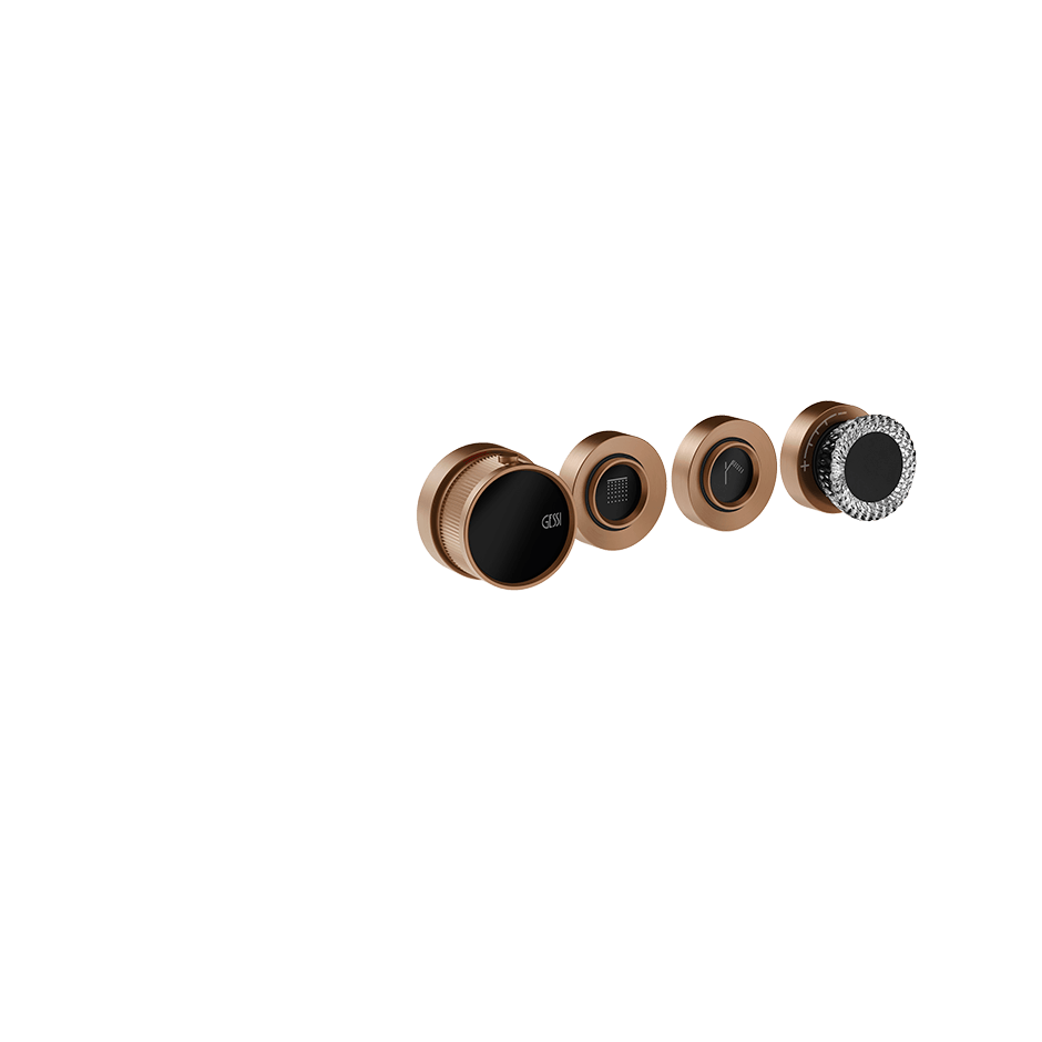 Gessi Shower Mixer 74732 in Copper Brushed Pvd