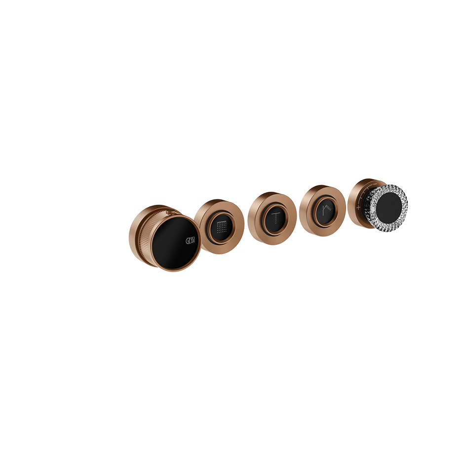 Gessi Shower Mixer 74734 in Copper Brushed Pvd